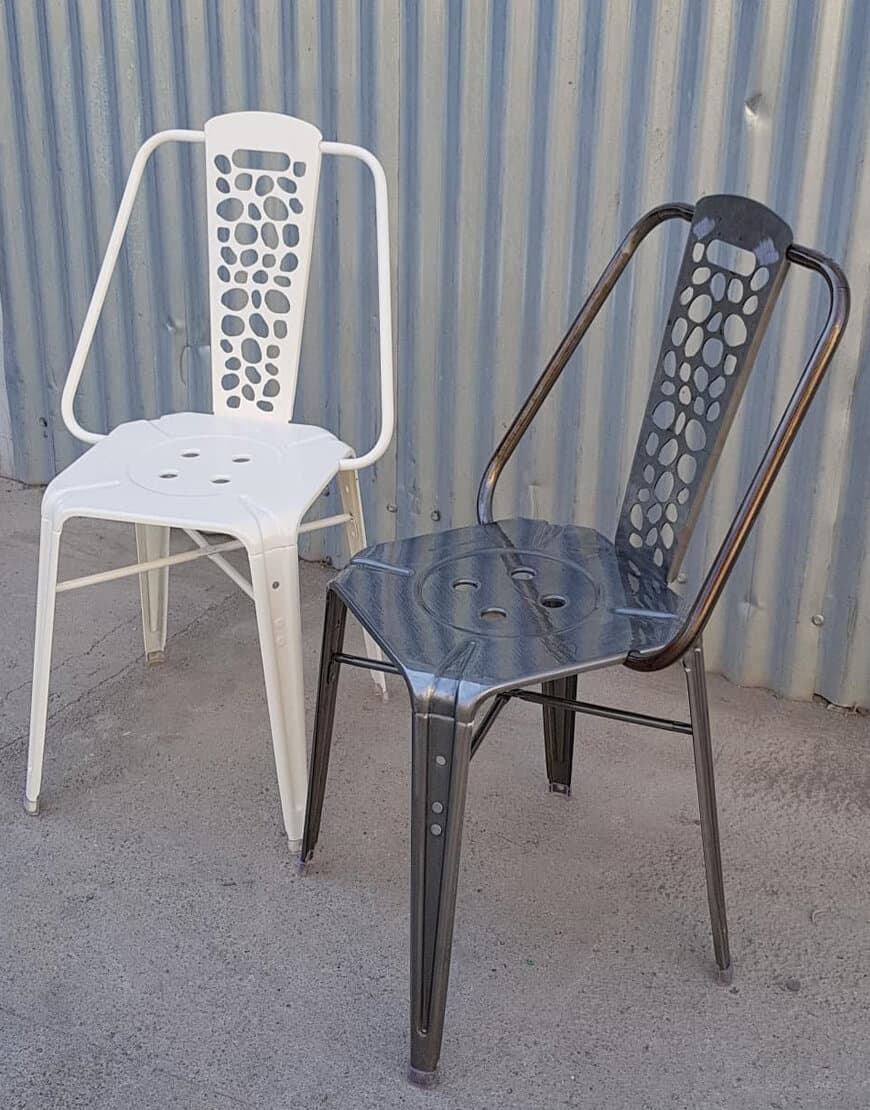 صندلی نهارخوریِ فلزی — Metal Dining Chair (Navid)