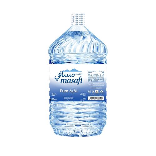 آب آشامیدنی مصفی ۴ گالن (۱۵.۱۴ لیتر) — Masafi Pure 4G (15.14L)