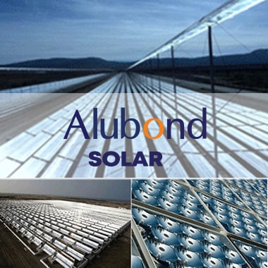پنل آینهای کلکتور خورشیدی آلوبوند — Alubond Solar Collector Mirror Panel